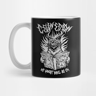 Celine Dion Cats Death Metal Mug